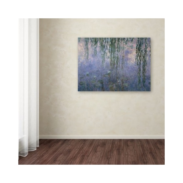 Trademark Fine Art Claude Monet 'Water Lilies III 1840-1926' Canvas Art, 35x47 - BL01465-C3547GG