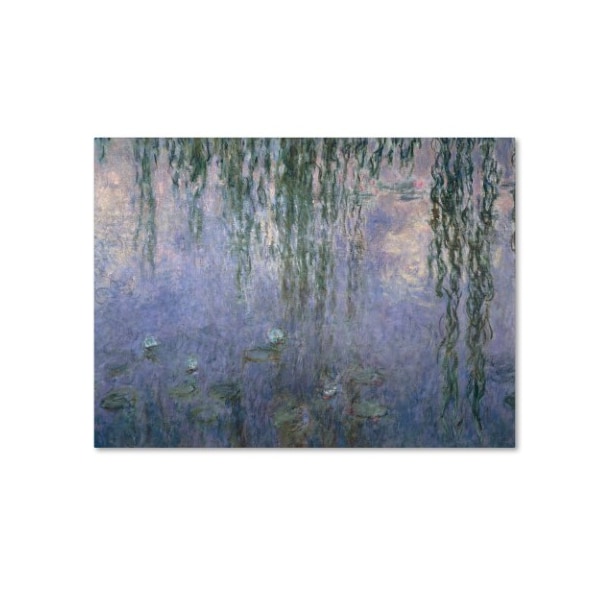 Trademark Fine Art Claude Monet 'Water Lilies III 1840-1926' Canvas Art, 35x47 - BL01465-C3547GG