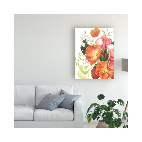 Trademark Fine Art Grace Popp 'Floral' Canvas Art, 24x32 - WAG14156-C2432GG
