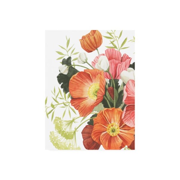 Trademark Fine Art Grace Popp 'Floral' Canvas Art, 24x32 - WAG14156-C2432GG