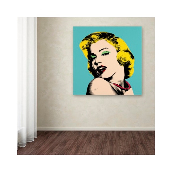 Trademark Fine Art Mark Ashkenazi 'Andy Warhol' Canvas Art, 24x24 - ALI1014-C2424GG