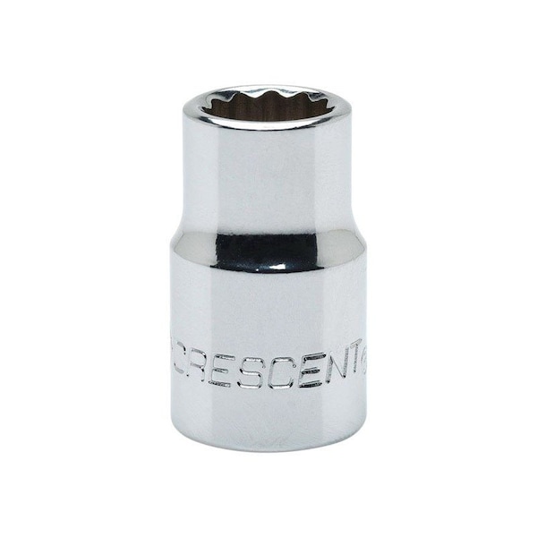Weller Crescent 14 mm X 3/8 in. drive Metric 12 Point Standard Socket 1 pc - CDS44N