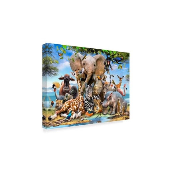 Trademark Fine Art Howard Robinson 'Savannah Scene' Canvas Art, 14x19 - ALI23967-C1419GG