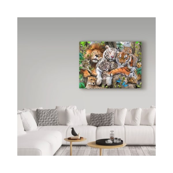 Trademark Fine Art Howard Robinson 'Large Cats' Canvas Art, 14x19 - ALI23963-C1419GG