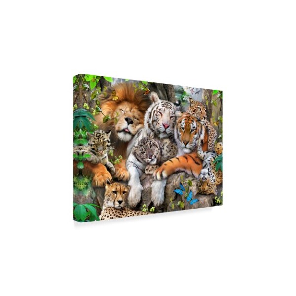 Trademark Fine Art Howard Robinson 'Large Cats' Canvas Art, 14x19 - ALI23963-C1419GG