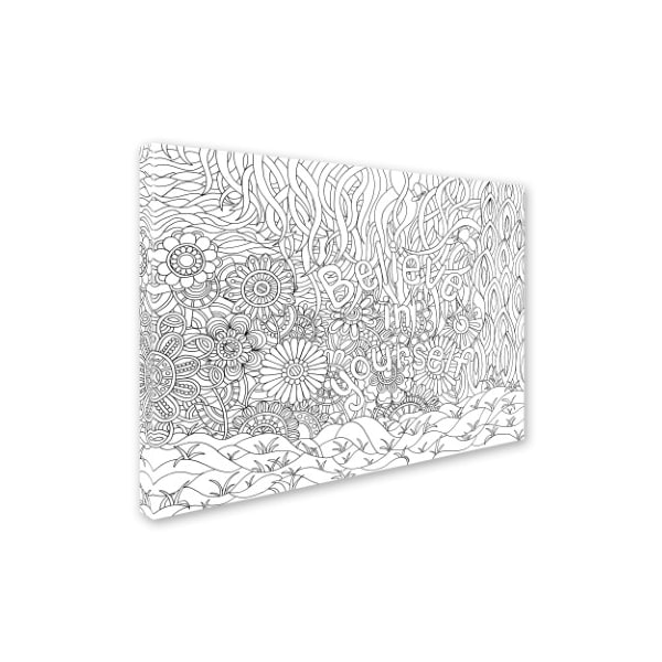 Trademark Fine Art Kathy G. Ahrens 'Mixed Coloring Book 42' Canvas Art, 18x24 - ALI3467-C1824GG