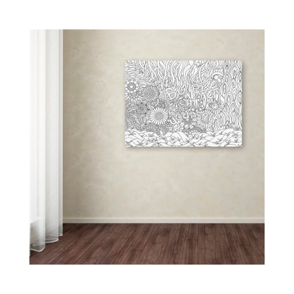 Trademark Fine Art Kathy G. Ahrens 'Mixed Coloring Book 42' Canvas Art, 18x24 - ALI3467-C1824GG