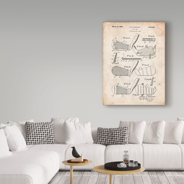 Trademark Fine Art Cole Borders 'Golf Club 2' Canvas Art, 24x32 - ALI21670-C2432GG