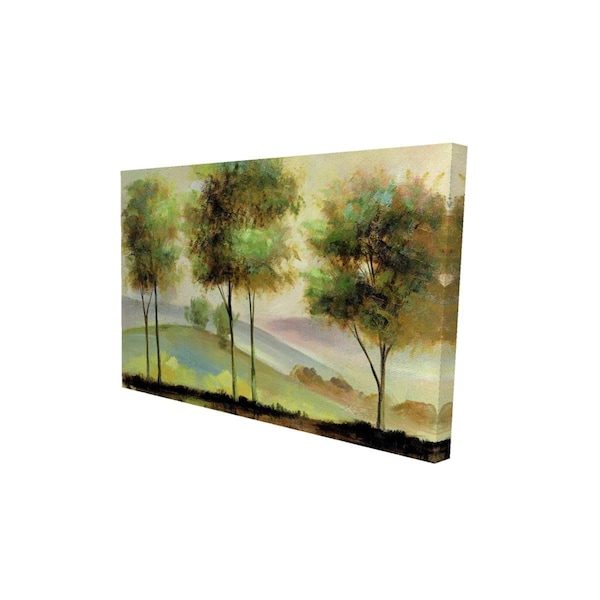 Fondo 20 x 30 in. Trees Near The Lake-Print on Canvas - FO2778872