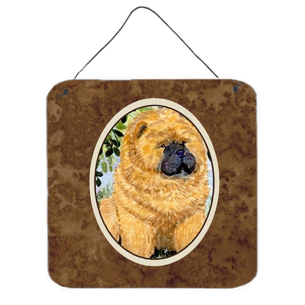 Micasa Chow Chow Aluminium Metal Wall or Door Hanging Prints - MI628810