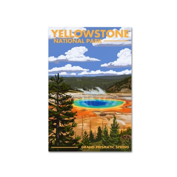 Trademark Fine Art Lantern Press 'National Park 14' Canvas Art, 16x24 - ALI9329-C1624GG