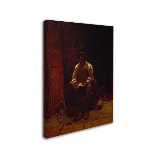 Trademark Fine Art Eastman Johnson 'The Lord Is My Shepherd' Canvas Art, 18x24 - AA00471-C1824GG