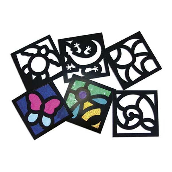 Roylco Roylco R52074 Roylco Junior Stained Glass Frames 24-pkg - R52074