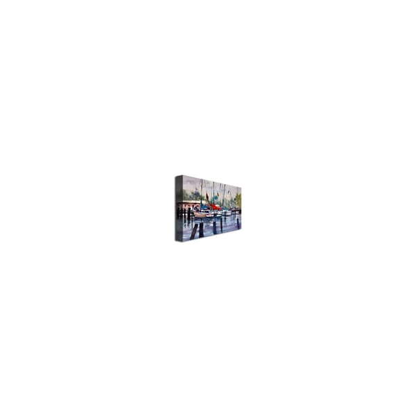 Trademark Fine Art Ryan Radke 'Menominee Marina' Canvas Art, 30x47 - RAR0037-C3047GG