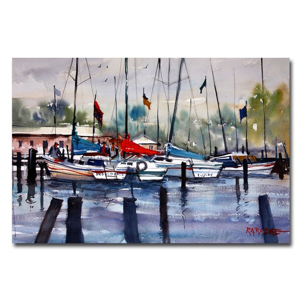 Trademark Fine Art Ryan Radke 'Menominee Marina' Canvas Art, 30x47 - RAR0037-C3047GG