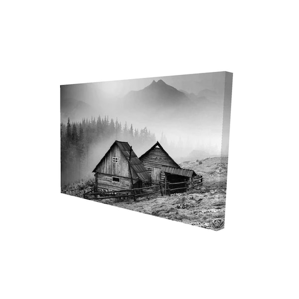 Fondo 20 x 30 in. Mountain Carpathian Village-Print on Canvas - FO2793133