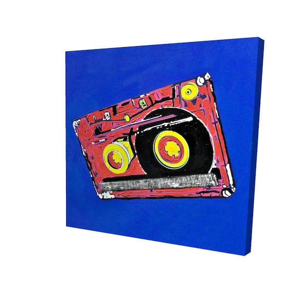 Begin Home Decor 16 x 16 in. Tape Player-Print on Canvas - 2080-1616-MU5-1
