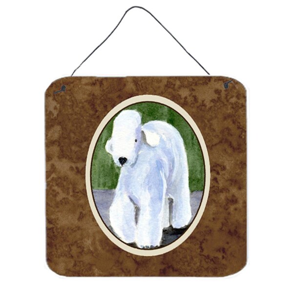 Micasa Bedlington Terrier Aluminium Metal Wall Or Door Hanging Prints - MI233565