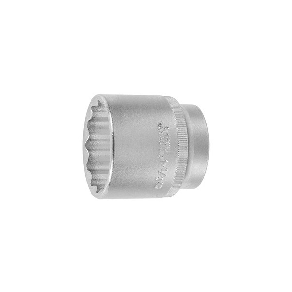Holex 1/2 inch Drive Socket, 12 pt, 1-1/2 inch - 642122 1.1/2