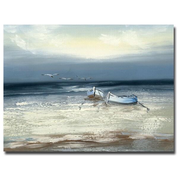 Trademark Fine Art Rio 'Low Tide' Canvas Art, 24x32 - MA0183-C2432GG