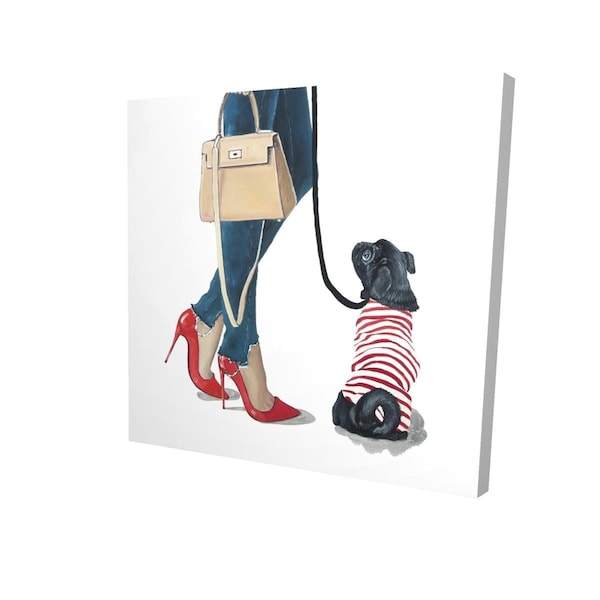 Begin Home Decor 32 x 32 in. Best Friends Fashion-Print on Canvas - 2080-3232-FA44