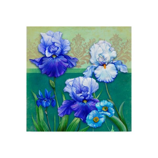 Trademark Fine Art Maria Rytova 'Blue Flowers ' Canvas Art, 35x35 - ALI31192-C3535GG
