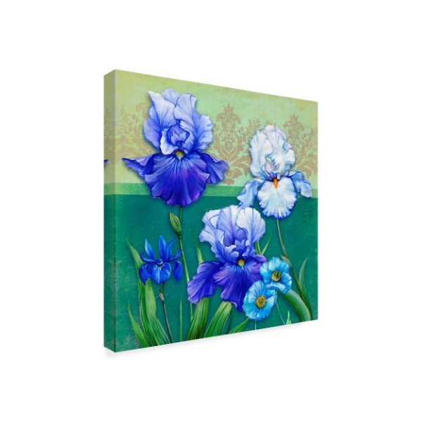 Trademark Fine Art Maria Rytova 'Blue Flowers ' Canvas Art, 35x35 - ALI31192-C3535GG