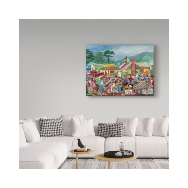 Trademark Fine Art Carol Salas 'Electrified' Canvas Art, 35x47 - ALI39255-C3547GG