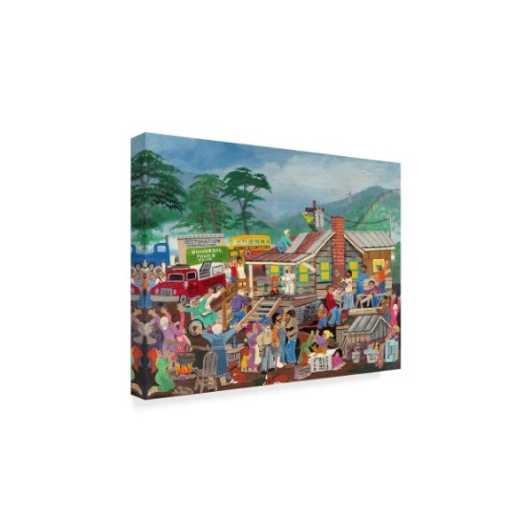 Trademark Fine Art Carol Salas 'Electrified' Canvas Art, 35x47 - ALI39255-C3547GG