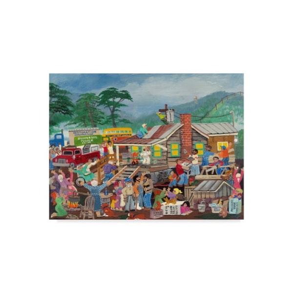 Trademark Fine Art Carol Salas 'Electrified' Canvas Art, 35x47 - ALI39255-C3547GG