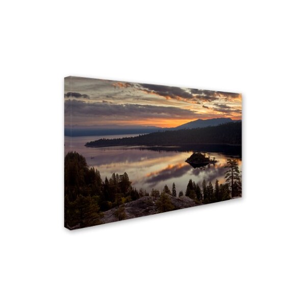 Trademark Fine Art Mike Jones Photo 'Emerald Bay' Canvas Art, 12x19 - ALI17817-C1219GG