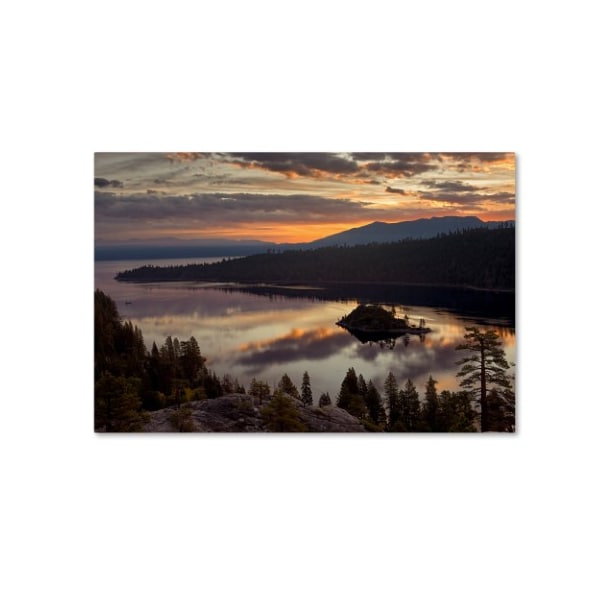 Trademark Fine Art Mike Jones Photo 'Emerald Bay' Canvas Art, 12x19 - ALI17817-C1219GG