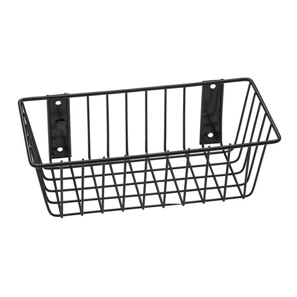 Rack Em Racks Rack Em Racks 9075-B Universal Wire Basket; Black - 12 x 6 x 4 in. - 9075-B