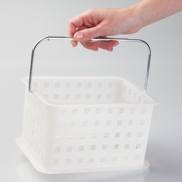Interdesign iDesign 5 in. H X 7 in. W X 9 in. L Frosted Clear Shower Caddy - 46200