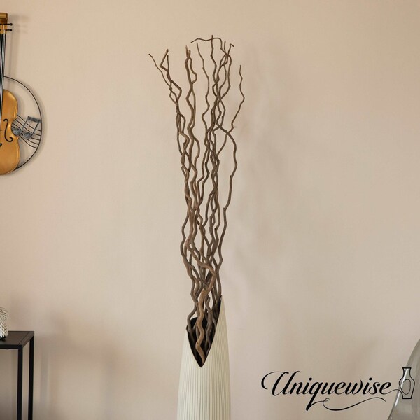 Uniquewise 60-in. Natural Dry Branches Authentic mulberry Sticks for Home Decoration and Wedding Craft - QI004415.M.BN.60