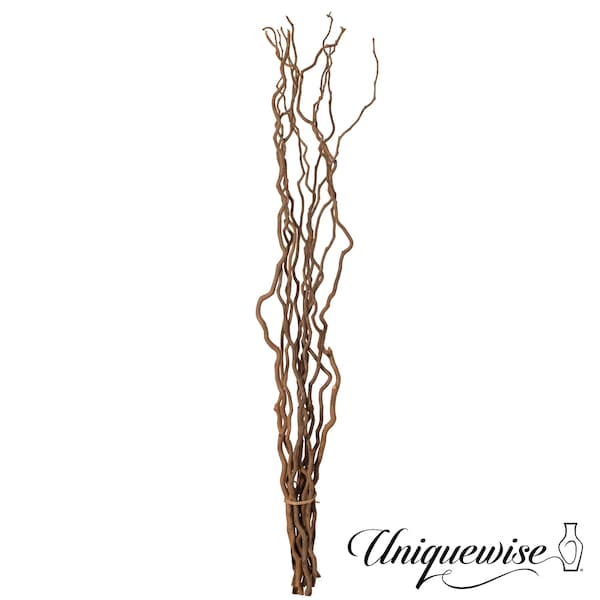 Uniquewise 60-in. Natural Dry Branches Authentic mulberry Sticks for Home Decoration and Wedding Craft - QI004415.M.BN.60
