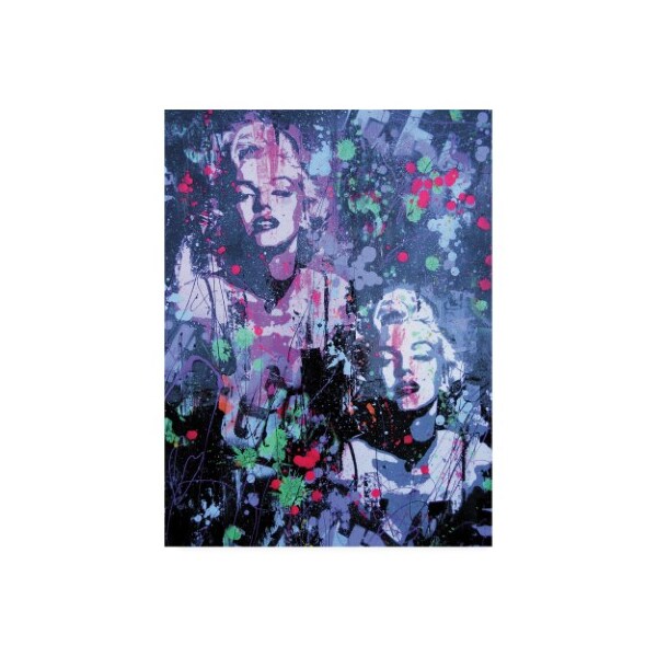 Trademark Fine Art David Drioton 'Marilyn Collage' Canvas Art, 24x32 - ALI46950-C2432GG