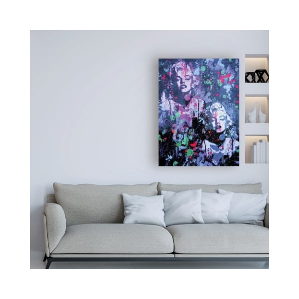 Trademark Fine Art David Drioton 'Marilyn Collage' Canvas Art, 24x32 - ALI46950-C2432GG