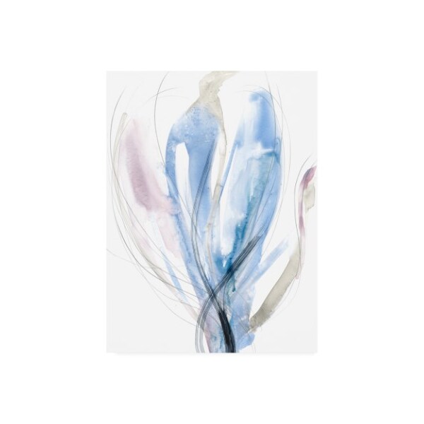 Trademark Fine Art Jennifer Goldberger 'Azure Vortex II' Canvas Art, 24x32 - WAG15763-C2432GG