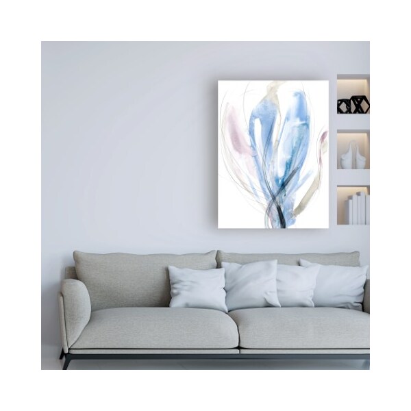 Trademark Fine Art Jennifer Goldberger 'Azure Vortex II' Canvas Art, 24x32 - WAG15763-C2432GG