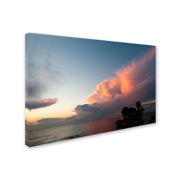 Trademark Fine Art Kurt Shaffer 'Summer Sunset Storm' Canvas Art, 30x47 - KS539-C3047GG