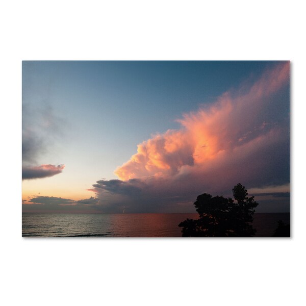 Trademark Fine Art Kurt Shaffer 'Summer Sunset Storm' Canvas Art, 30x47 - KS539-C3047GG