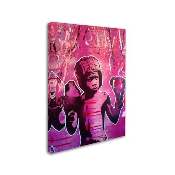 Trademark Fine Art Abstract Graffiti 'Boxer Kid 2' Canvas Art, 18x24 - ALI11649-C1824GG