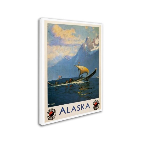 Trademark Fine Art Vintage Apple Collection 'Vintage Alaska' Canvas Art, 18x24 - ALI6635-C1824GG