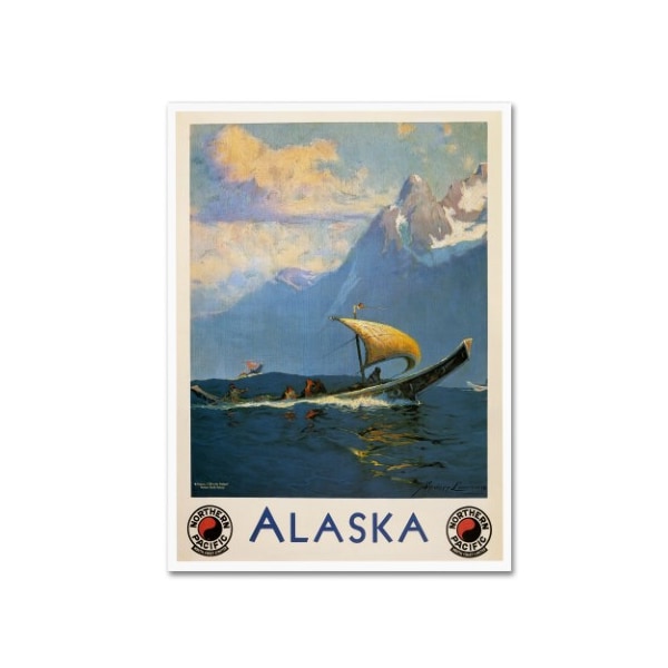 Trademark Fine Art Vintage Apple Collection 'Vintage Alaska' Canvas Art, 18x24 - ALI6635-C1824GG