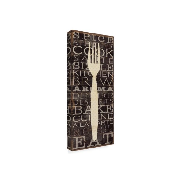 Trademark Fine Art Pela Studio 'Kitchen Words I' Canvas Art, 20x47 - WAP07695-C2047GG