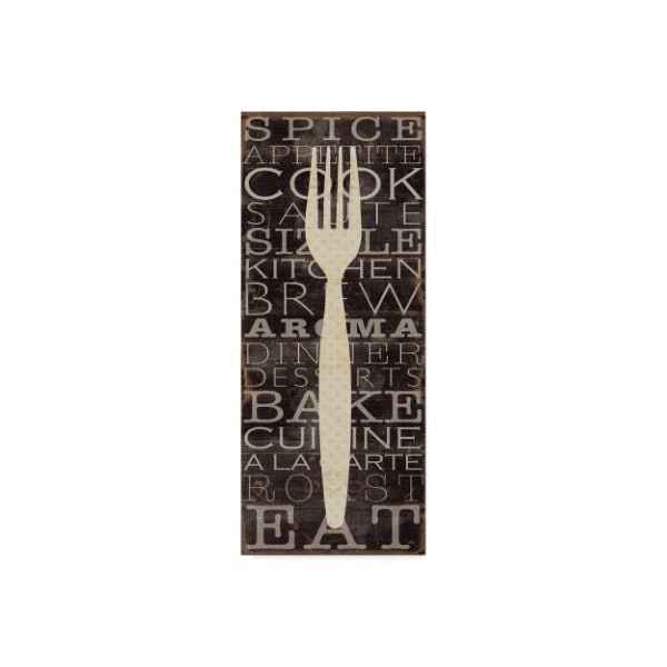 Trademark Fine Art Pela Studio 'Kitchen Words I' Canvas Art, 20x47 - WAP07695-C2047GG