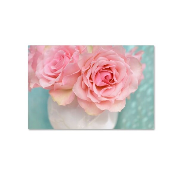 Trademark Fine Art Cora Niele 'Pink Rose Bouquet' Canvas Art, 22x32 - ALI1873-C2232GG