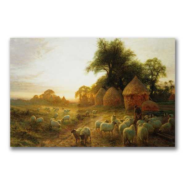 Trademark Fine Art John Faraquharson 'Yon Yellow Sunset' Canvas Art, 22x32 - BL0644-C2232GG