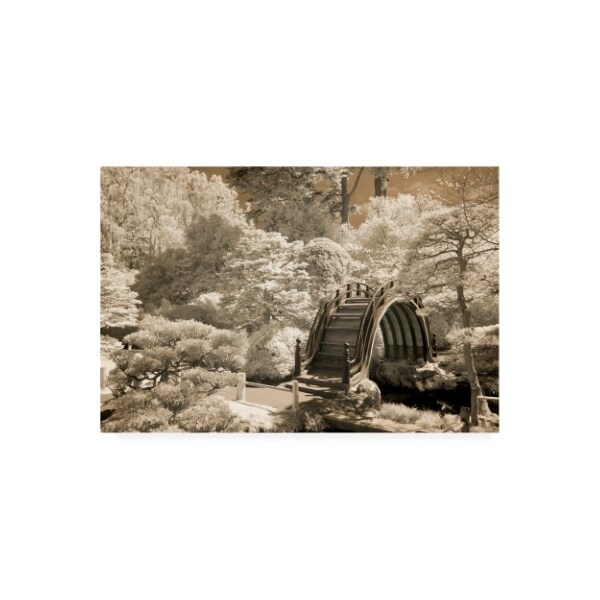 Trademark Fine Art Monte Nagler 'Bridge At Japanese Tea Garden San Francisco California' Canvas Art, 22x32 - ALI44800-C2232GG